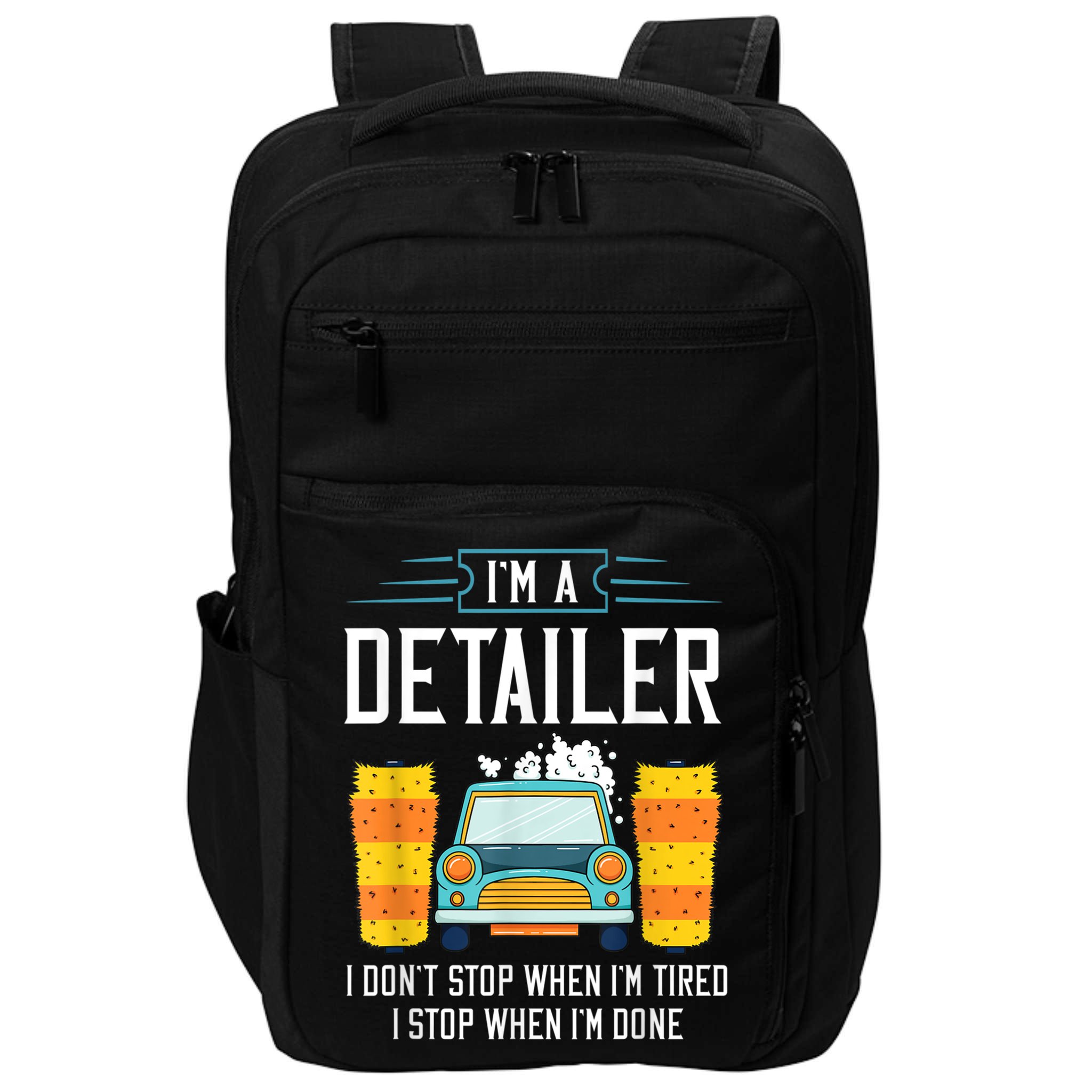 Detailer Car Detailing Car Wash Impact Tech Backpack