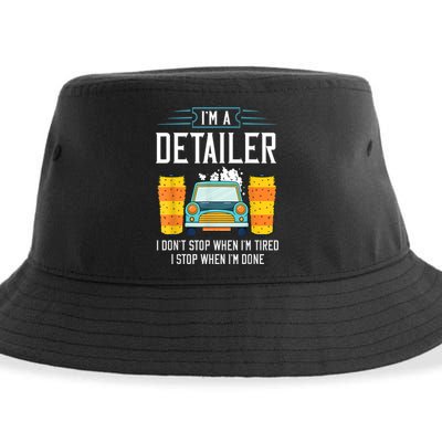 Detailer Car Detailing Car Wash Sustainable Bucket Hat