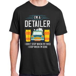 Detailer Car Detailing Car Wash Adult ChromaSoft Performance T-Shirt