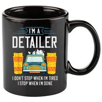 Detailer Car Detailing Car Wash 11oz C Handle Ceramic Mug