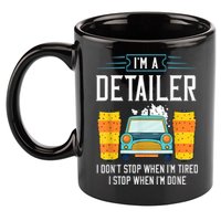 Detailer Car Detailing Car Wash 11oz C Handle Ceramic Mug