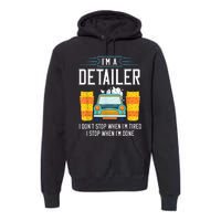 Detailer Car Detailing Car Wash Premium Hoodie