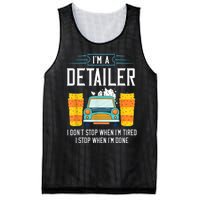 Detailer Car Detailing Car Wash Mesh Reversible Basketball Jersey Tank