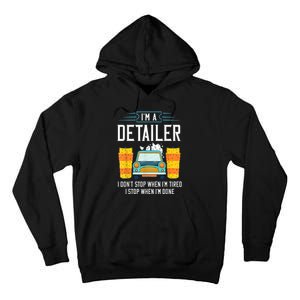 Detailer Car Detailing Car Wash Tall Hoodie