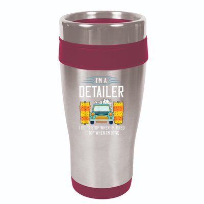 Detailer Car Detailing Car Wash 16oz Travel Tumbler