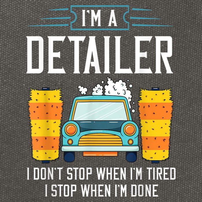 Detailer Car Detailing Car Wash Cotton Canvas Backpack