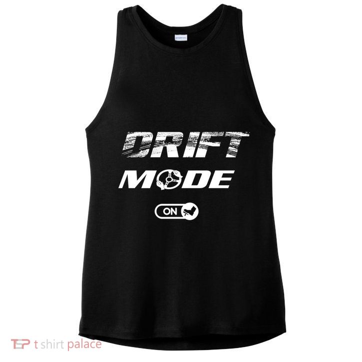Drifting Cars Drift Mode On Auto Racing Mechanic Cool Gift Ladies PosiCharge Tri-Blend Wicking Tank