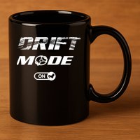 Drifting Cars Drift Mode On Auto Racing Mechanic Cool Gift 11oz C Handle Ceramic Mug