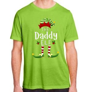 Daddy Christmas Elf Matching Pajama XMas Party Adult ChromaSoft Performance T-Shirt