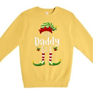 Daddy Christmas Elf Matching Pajama XMas Party Premium Crewneck Sweatshirt