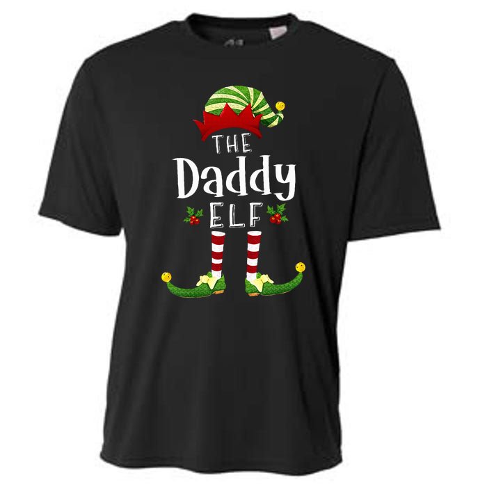 Daddy Christmas Elf Matching Pajama XMas Party Cooling Performance Crew T-Shirt