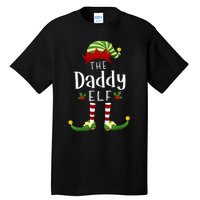 Daddy Christmas Elf Matching Pajama XMas Party Tall T-Shirt