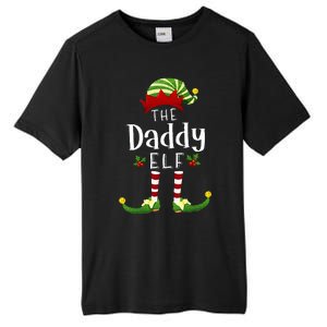 Daddy Christmas Elf Matching Pajama XMas Party Tall Fusion ChromaSoft Performance T-Shirt