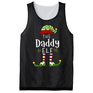 Daddy Christmas Elf Matching Pajama XMas Party Mesh Reversible Basketball Jersey Tank