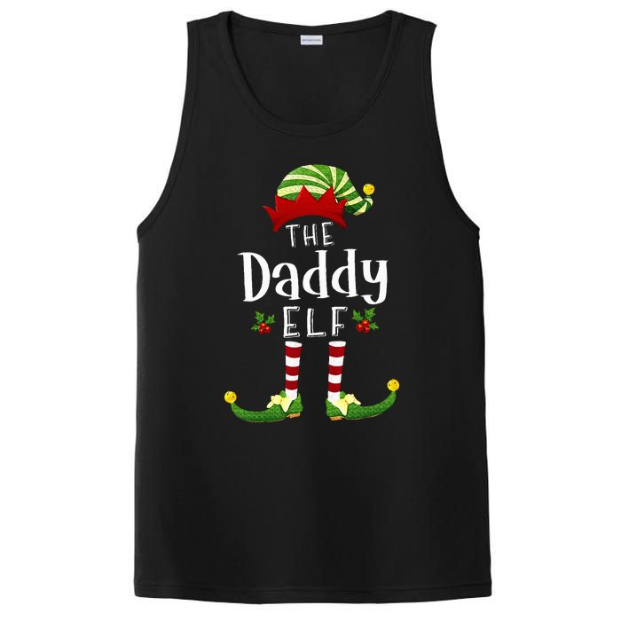 Daddy Christmas Elf Matching Pajama XMas Party PosiCharge Competitor Tank