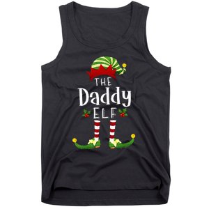 Daddy Christmas Elf Matching Pajama XMas Party Tank Top