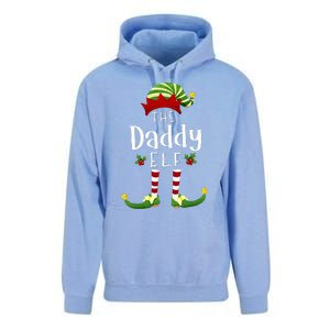 Daddy Christmas Elf Matching Pajama XMas Party Unisex Surf Hoodie