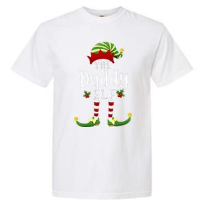 Daddy Christmas Elf Matching Pajama XMas Party Garment-Dyed Heavyweight T-Shirt