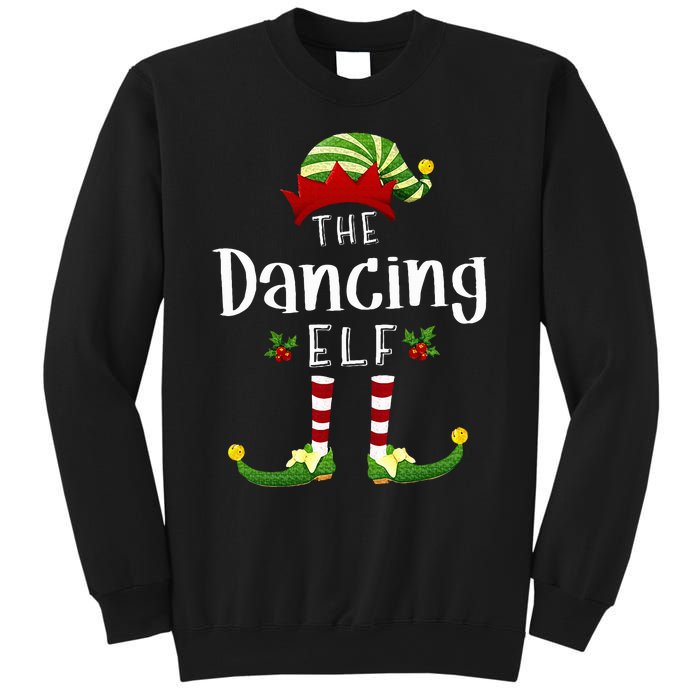 Dancing Christmas Elf Matching Pajama XMas Party Sweatshirt