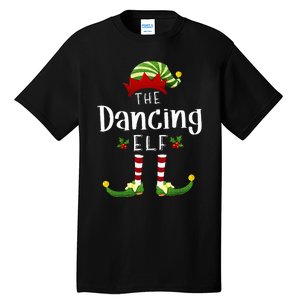 Dancing Christmas Elf Matching Pajama XMas Party Tall T-Shirt