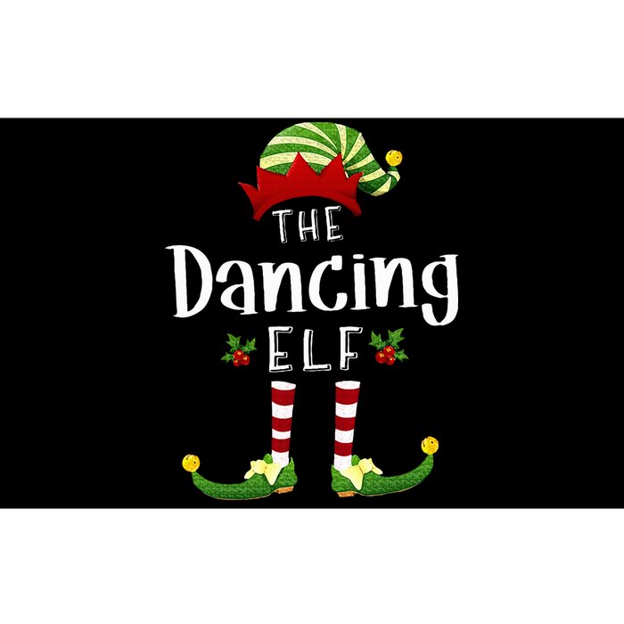 Dancing Christmas Elf Matching Pajama XMas Party Bumper Sticker