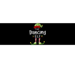 Dancing Christmas Elf Matching Pajama XMas Party Bumper Sticker