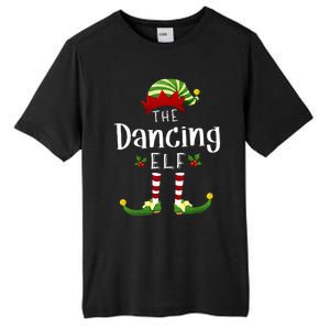 Dancing Christmas Elf Matching Pajama XMas Party Tall Fusion ChromaSoft Performance T-Shirt