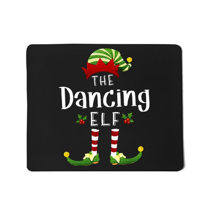 Dancing Christmas Elf Matching Pajama XMas Party Mousepad