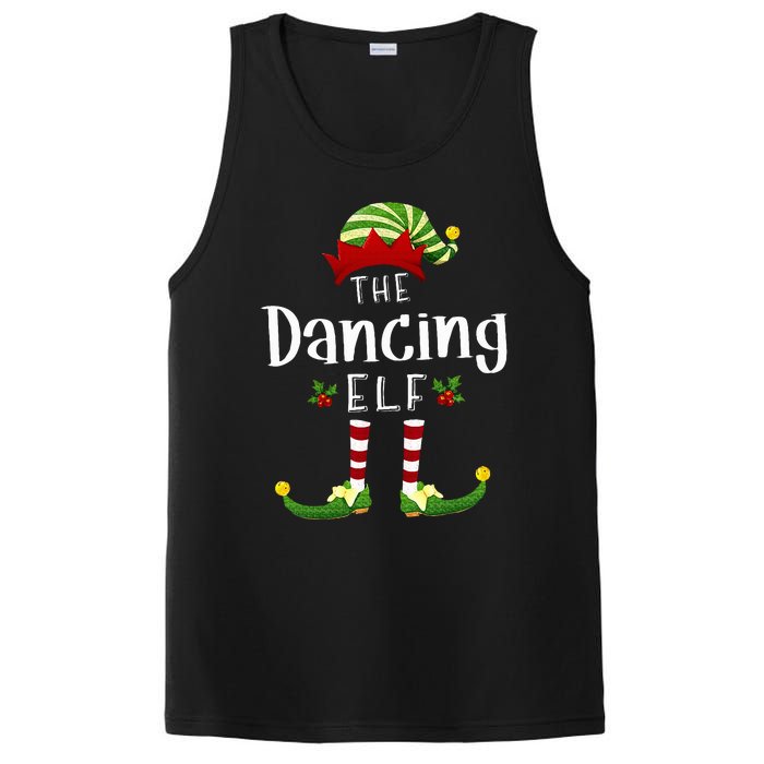 Dancing Christmas Elf Matching Pajama XMas Party PosiCharge Competitor Tank