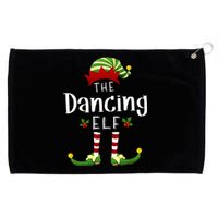 Dancing Christmas Elf Matching Pajama XMas Party Grommeted Golf Towel