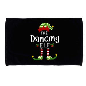 Dancing Christmas Elf Matching Pajama XMas Party Microfiber Hand Towel