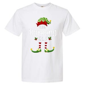 Dancing Christmas Elf Matching Pajama XMas Party Garment-Dyed Heavyweight T-Shirt