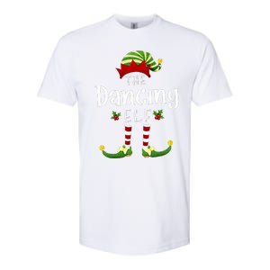 Dancing Christmas Elf Matching Pajama XMas Party Softstyle CVC T-Shirt