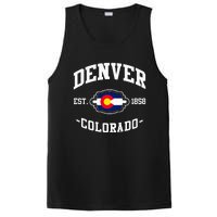 Denver Colorado Est 1858 State Flag Home Pride PosiCharge Competitor Tank