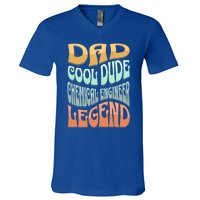 Dad Chemical Engineer Legend Gift V-Neck T-Shirt