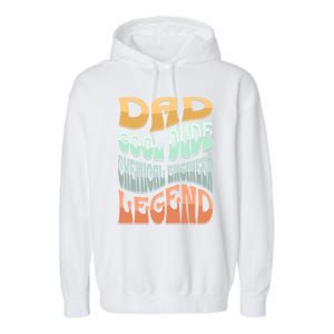 Dad Chemical Engineer Legend Gift Garment-Dyed Fleece Hoodie