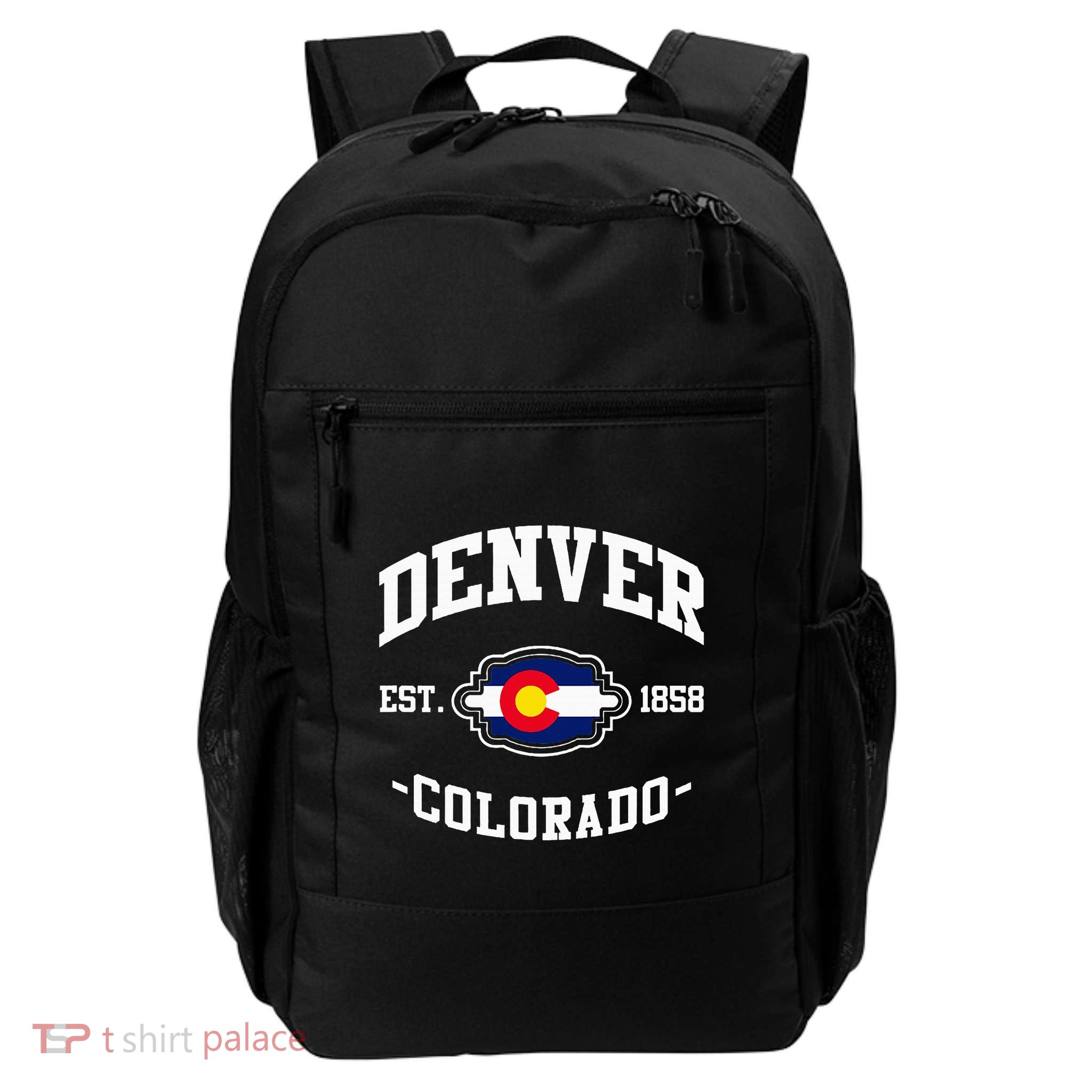 Denver Colorado Est 1858 State Flag Home Pride Backpack