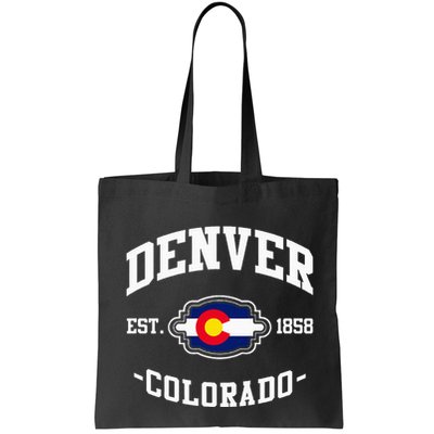 Denver Colorado Est 1858 State Flag Home Pride Bag