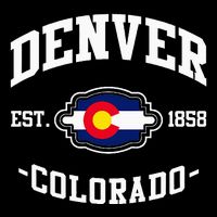 Denver Colorado Est 1858 State Flag Home Pride Bag