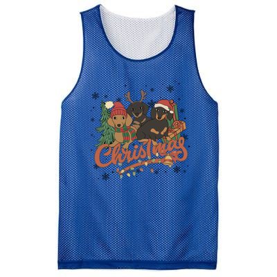 Dachsunds Christmas Funny Dog Lover Christmas Dog Mom Great Gift Cool Gift Mesh Reversible Basketball Jersey Tank