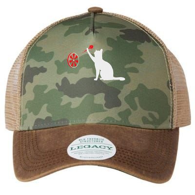 Darts Cat Funny Dart Throwing Cat Dart And Cat Lover Legacy Tie Dye Trucker Hat