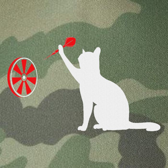 Darts Cat Funny Dart Throwing Cat Dart And Cat Lover Legacy Tie Dye Trucker Hat