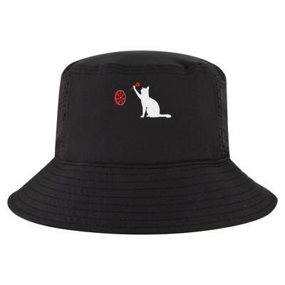 Darts Cat Funny Dart Throwing Cat Dart And Cat Lover Cool Comfort Performance Bucket Hat