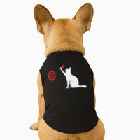 Darts Cat Funny Dart Throwing Cat Dart And Cat Lover Doggie Tank