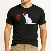 Darts Cat Funny Dart Throwing Cat Dart And Cat Lover Performance Shirt