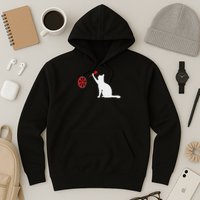 Darts Cat Funny Dart Throwing Cat Dart And Cat Lover Hoodie