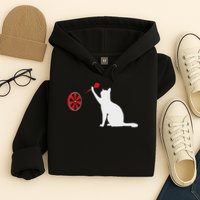 Darts Cat Funny Dart Throwing Cat Dart And Cat Lover Hoodie