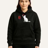 Darts Cat Funny Dart Throwing Cat Dart And Cat Lover Hoodie
