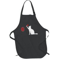 Darts Cat Funny Dart Throwing Cat Dart And Cat Lover Apron