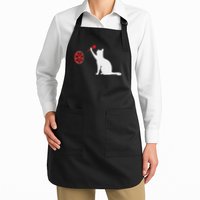 Darts Cat Funny Dart Throwing Cat Dart And Cat Lover Apron